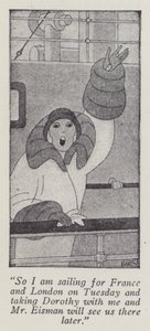 Illustrazione per Gli uomini preferiscono le bionde di Anita Loos (litografia)