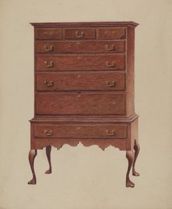 Antico highboy americano
