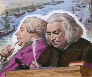 Il dottor Johnson e Boswell durante il loro viaggio nelle Western Isles da Ralph Bruce