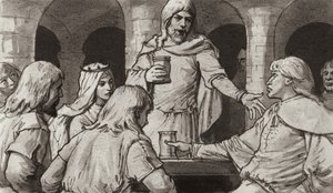 Walteoff invogliato al tradimento (gouache su carta)