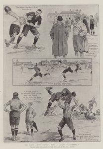 La partita di calcio Nord vs Sud a Bristol, il 15 dicembre da Ralph Cleaver