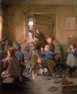 Barred Out (29 maggio), 1896 da Ralph Hedley