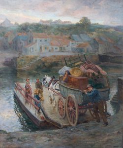 Attraversamento del traghetto Hylton, 1912 da Ralph Hedley