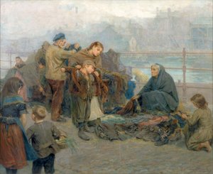Mercato dei vestiti di Paddy, Sandgate, 1898
