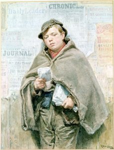 Il giornalaio da Ralph Hedley