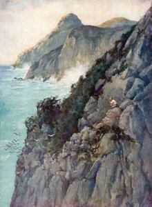 Illustrazione per Robinson Crusoe di Daniel Defoe