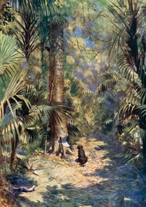 Illustrazione per Robinson Crusoe di Daniel Defoe da Ralph Noel Pocock