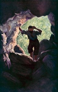 Illustrazione per Robinson Crusoe di Daniel Defoe