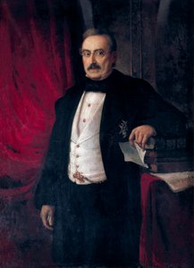 Ritratto dello scrittore ed economista Buenaventura Carlos Aribau (1798-1862) da Ramón Martí Alsina