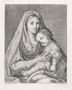 Madonna con Bambino dopo Francisco Bayeu y Subias da Ramon Bayeu y Subias