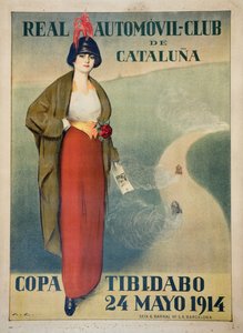 Real Automovil Club de Cataluna (Poster) da Ramón Casas