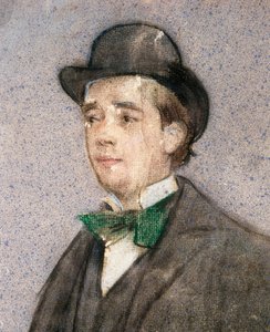 Ritratto di Adria Gual (1872-1943) drammaturgo spagnolo da Ramon Casas i Carbo