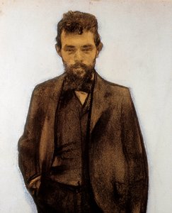 Ritratto di Amadeo Vives (1871-1932) compositore da Ramon Casas i Carbo