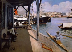 Yacht Club a Barcellona da Ramon Casas i Carbo