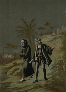 Colombo con il Priore di La Rabida va a Palos