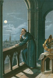 Roger Bacon nel suo osservatorio a Oxford