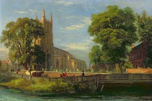 Chiesa parrocchiale di Croydon, 1839 da Ramsay Richard Reinagle