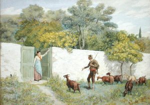 Scena a Montone - Il capraio