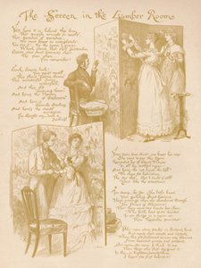Lo schermo nella stanza del legname, 1886 da Randolph Caldecott