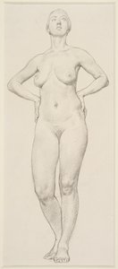 Studio di una donna (matita su carta)