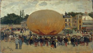 Rapimento in mongolfiera, ca. 1880