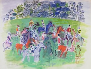 Alle corse, 1930-50 circa (gouache)