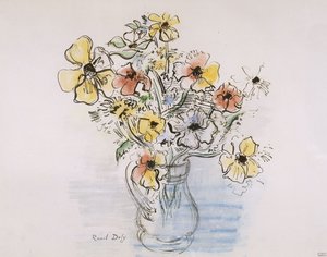 Bouquet di anemoni da Raoul Dufy