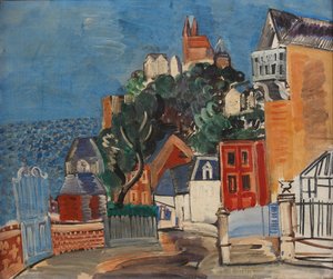 Côte Basse, 1924 circa (olio su tela) da Raoul Dufy