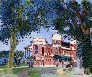 Deauville (il paddock) da Raoul Dufy