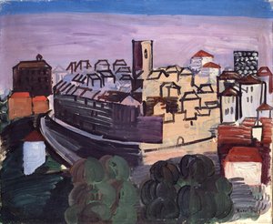 Paesaggio vicino a Vence da Raoul Dufy