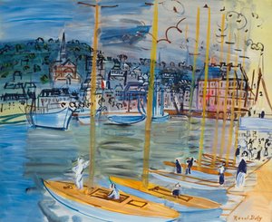 Il bacino di Deauville da Raoul Dufy