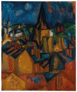 Il campanile (Chiesa di San Vincenzo a Le Havre) da Raoul Dufy