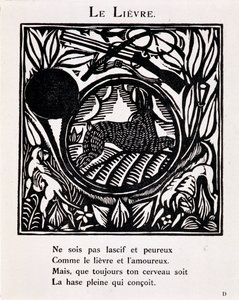 La lepre - in "Le Bestiaire ou cortège d