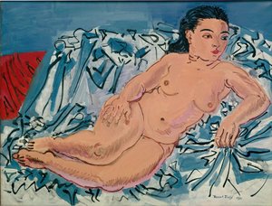 Donna nuda (olio su tela