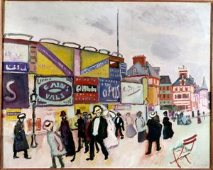 Manifesti a Trouville da Raoul Dufy