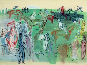 I frequentatori del prato da Raoul Dufy