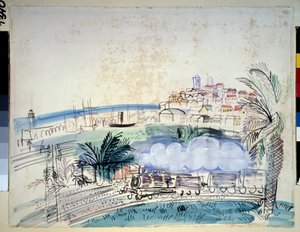 Ferrovia Ha Antibes da Raoul Dufy