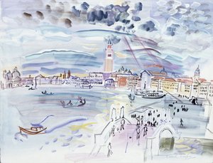 Riva degli Schiavoni, Venice da Raoul Dufy