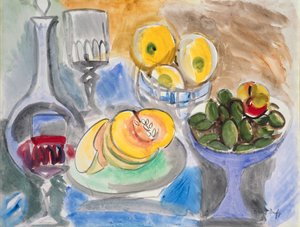 Natura morta, 1923 circa (acquerello su carta) da Raoul Dufy