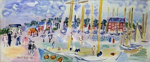 Domenica a Deauville; Dimanche a Deauville da Raoul Dufy