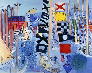 Il bacino; Le Bassin da Raoul Dufy