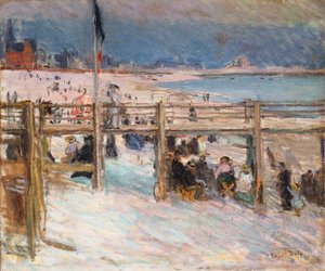 La spiaggia di Sainte-Adresse da Raoul Dufy
