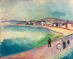 La spiaggia di Sainte-Adresse da Raoul Dufy