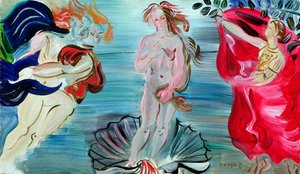 La nascita di Venere, 1940 circa (olio su tavola)