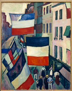 La via del Baluardo Il 14 luglio da Raoul Dufy