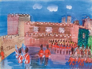 Il cambio della guardia a Palazzo San Giacomo da Raoul Dufy