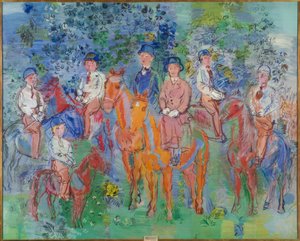 I cavalieri nel bosco da Raoul Dufy