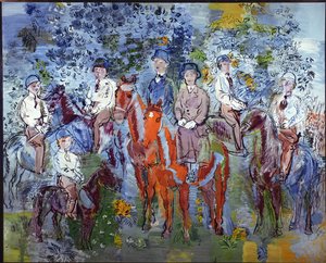 I cavalieri del bosco, ovvero la famiglia Kessler a cavallo da Raoul Dufy