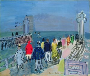 Il molo di Trouville da Raoul Dufy