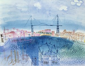 Il vecchio porto di Marsiglia da Raoul Dufy
